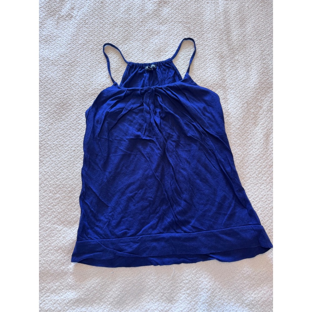 Express Royal Blue Halter Neck Spaghetti Strap Cami Top Small Cobalt Blue